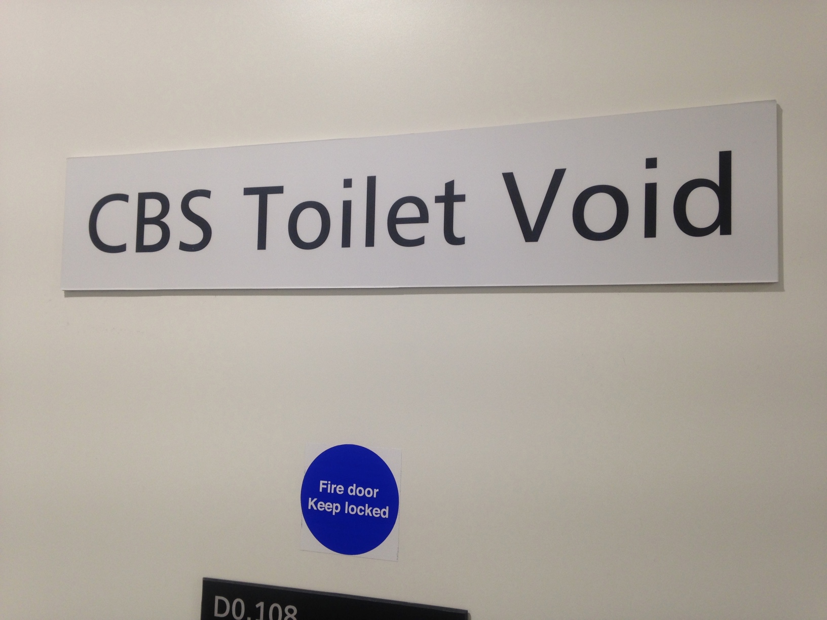 CBS Toilet Void
